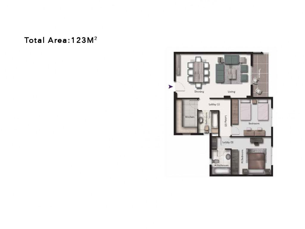 Apartment For Sale Galleria Moon Valley Reference 1237